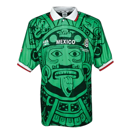 Retro Mexico 1998 Home Soccer Jersey - shopnationalteam