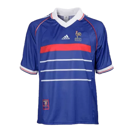 Retro France 1998 Home Soccer Jersey - shopnationalteam