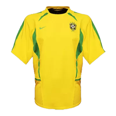 Retro Brazil 2002/03 Home Soccer Jersey - shopnationalteam