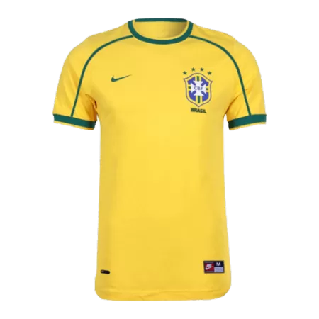 Retro Brazil 1998 Home Soccer Jersey - shopnationalteam