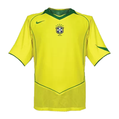 Retro Brazil 2004 Home Soccer Jersey - shopnationalteam