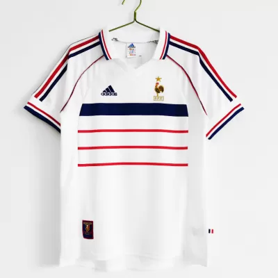 Retro France 1998 Away Soccer Jersey - shopnationalteam