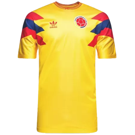 Retro Colombia 1990 Home Soccer Jersey - shopnationalteam
