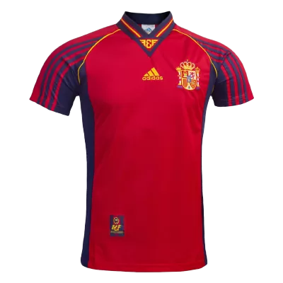 Retro Spain 1998 Home Soccer Jersey - shopnationalteam