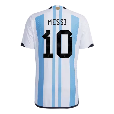 New Argentina MESSI #10 Soccer Jersey 2022 Home World Cup Authentic Soccer Jersey - Champion - shopnationalteam