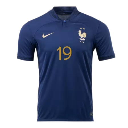 BENZEMA #19 New 2022 France Jersey Home Football Shirt World Cup - shopnationalteam