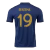 BENZEMA #19 New 2022 France Jersey Home Football Shirt World Cup - shopnationalteam