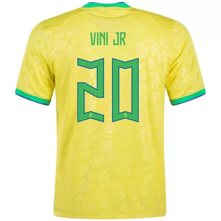 VINI JR #20 New 2022 Brazil Jersey Home Football Shirt World Cup - shopnationalteam