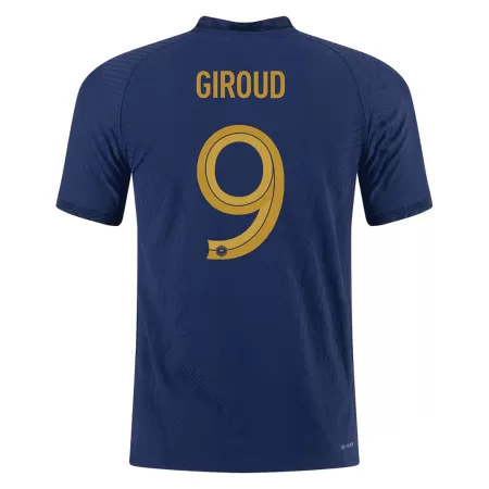 New France GIROUD #9 Soccer Jersey 2022 Home World Cup Authentic Soccer Jersey - shopnationalteam
