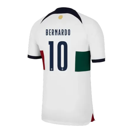 BERNARDO #10 New 2022 Portugal Jersey Away Football Shirt World Cup - shopnationalteam