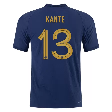 New France KANTE #13 Soccer Jersey 2022 Home World Cup Authentic Soccer Jersey - shopnationalteam