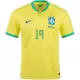 G.JESUS #19 New 2022 Brazil Jersey Home Football Shirt World Cup - shopnationalteam
