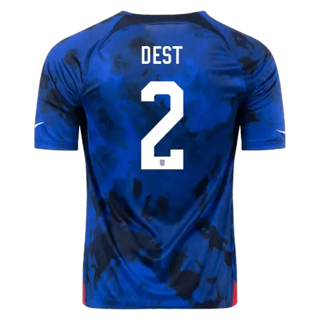 DEST #2 New 2022 USA Jersey Away Football Shirt World Cup - shopnationalteam