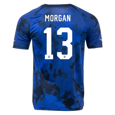 MORGAN #13 New 2022 USA Jersey Away Football Shirt World Cup - shopnationalteam