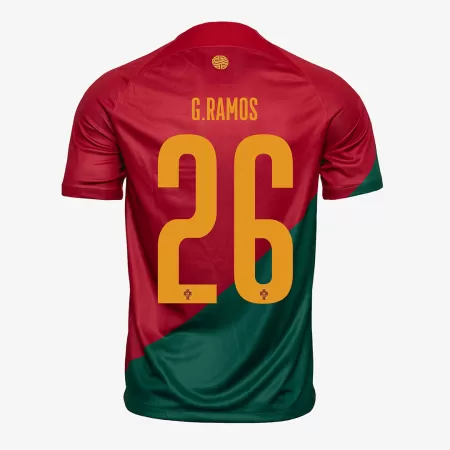 G.RAMOS #26 New 2022 Portugal Jersey Home Football Shirt World Cup - shopnationalteam