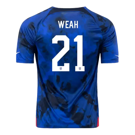 WEAH #21 New 2022 USA Jersey Away Football Shirt World Cup - shopnationalteam