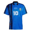 #10 Retro 1994 Argentina Away Soccer Jersey Kit(Jersey+Shorts) - shopnationalteam