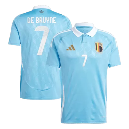 DE BRUYNE #7 Belgium 2024 Replica Jersey Away Football Shirt Euro - shopnationalteam