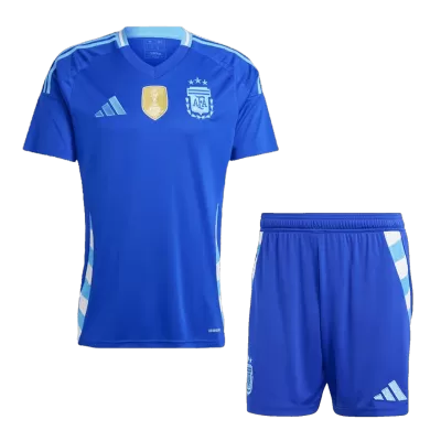 Argentina Away Soccer Jersey Kit(Jersey+Shorts) 2024 - shopnationalteam