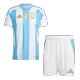Argentina Home Soccer Jersey Kit(Jersey+Shorts) 2024 - shopnationalteam