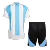 Argentina Home Soccer Jersey Kit(Jersey+Shorts) 2024 - shopnationalteam