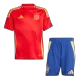 New Spain 2024 Home Kids Soccer Kit 
 (Shirt+Shorts) 
 - shopnationalteam