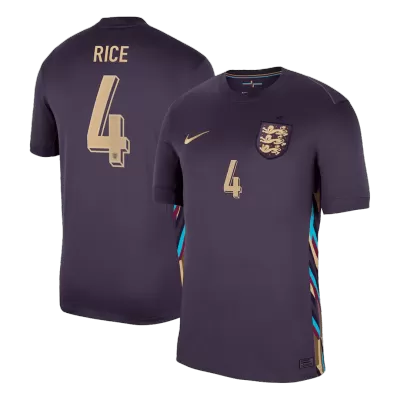 RICE #4 England National Soccer Team Jersey Away Football Shirt 2024 - shopnationalteam