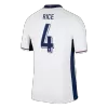 RICE #4 England National Soccer Team Jersey Home Football Shirt Euro 2024 - shopnationalteam