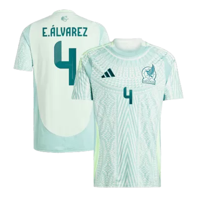 E.ÁLVAREZ #4 Mexico National Soccer Team Jersey Away Football Shirt 2024 - shopnationalteam