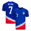 REYNA #7 USA National Soccer Team Jersey Away Football Shirt 2024 - shopnationalteam