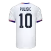 PULISIC #10 USA National Soccer Team Jersey Home Football Shirt 2024 - shopnationalteam