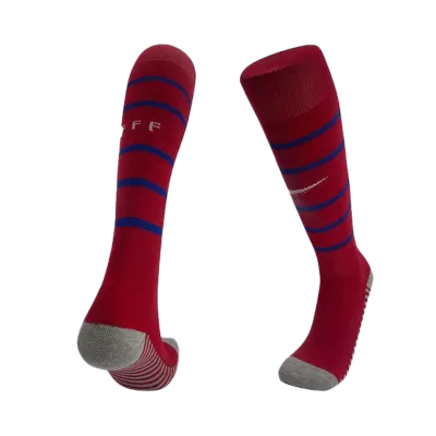 New France Home Soccer Socks Euro 2024 - shopnationalteam