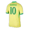 RODRYGO #10 Brazil National Soccer Team Jersey Home Football Shirt 2024 - shopnationalteam