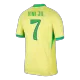 VINI JR. #7 Brazil National Soccer Team Jersey Home Football Shirt 2024 - shopnationalteam