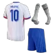 Kid's MBAPPE #10 France Away Soccer Jersey Kit(Jersey+Shorts+Socks) Euro 2024 - shopnationalteam