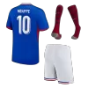 Kid's MBAPPE #10 France Home Soccer Jersey Kit(Jersey+Shorts+Socks) Euro 2024 - shopnationalteam