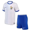 New France 2024 Away Kids Soccer Kit 
 (Shirt+Shorts) 
 - shopnationalteam