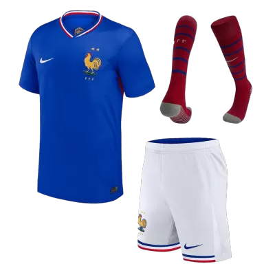 New France Home Soccer Jersey Kit Euro 2024(Jersey+Shorts+Socks) - shopnationalteam