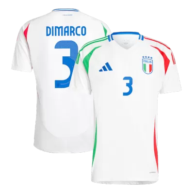 DIMARCO #3 Italy National Soccer Team Jersey Away Football Shirt Euro 2024 - shopnationalteam