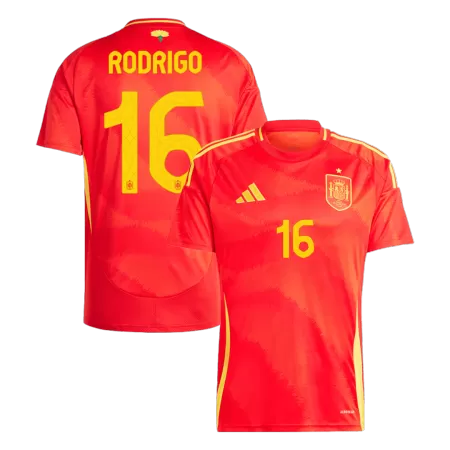 RODRIGO #16 Spain 2024 Replica Jersey Home Football Shirt Euro - shopnationalteam