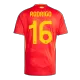 RODRIGO #16 Spain National Soccer Team Jersey Home Football Shirt Euro 2024 - shopnationalteam