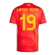 LAMINE YAMAL #19 Spain National Soccer Team Jersey Home Football Shirt Euro 2024 - shopnationalteam
