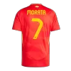 MORATA #7 Spain National Soccer Team Jersey Home Football Shirt Euro 2024 - shopnationalteam