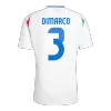 DIMARCO #3 Italy National Soccer Team Jersey Away Football Shirt Euro 2024 - shopnationalteam