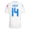 CHIESA #14 Italy National Soccer Team Jersey Away Football Shirt Euro 2024 - shopnationalteam