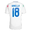 BARELLA #18 Italy National Soccer Team Jersey Away Football Shirt Euro 2024 - shopnationalteam