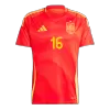 RODRIGO #16 Spain National Soccer Team Jersey Home Football Shirt Euro 2024 - shopnationalteam