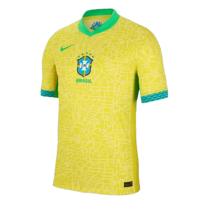 Brazil Team Jersey Home Player Version Football Shirt 2024 - shopnationalteam