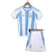 New Argentina 2024 Home Kids Soccer Kit 
 (Shirt+Shorts) 
 - shopnationalteam