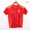 New Spain 2024 Home Kids Soccer Kit 
 (Shirt+Shorts) 
 - shopnationalteam